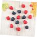 HOMSFOU 200 Pcs Simulation Raspberry Small Christmas Decor Fruitful Mini Fake Fruit Photo Prop Raspberry Kids Fruit Model Prop Pvc Raspberry Vegetable Props Plant Food Decorate Soft Pvc - Buy Online on GoSupps.com