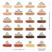 Ruby Kisses HD Concealer & Foundation | Flawless Full Cover Brush Face Makeup (Orange Corrector) - Buy Online on GoSupps.com