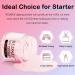 REDNEE Nail Dip Powder Starter Kit 12 Colors with Gel Liquid Set and Manicure Tools - Party & Starry Color Blue, Purple, Red - RE11 - Buy Online on GoSupps.com