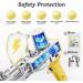 FancyBant 2 in 1 Rug Tufting Gun Kit - Handheld Knitting Tool for Cut Pile and Loop Pile Rugs - Paisley Yellow Design - Buy Online on GoSupps.com