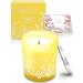 Coconut Mandarin Vanilla Candles - Luxury Highly Scented Soy Candles for Home | Tropical Beach Aromatherapy Relaxation Gifts - Buy Online on GoSupps.com