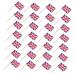 Zerodeko 200pcs Toothpick Cake Insert American Flag Toothpicks Britain Flags Cupcake Toppers American Cheese Country Toothpick Flag Food Flags Top Hat Cupcake Supply Wooden Scotland British Assorted Color 2 6.5X3.5CM