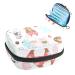 GIAPB Period Bag Sanitary Napkin Storage Bag Period Pouch Travel Makeup Bag Cartoon Animals Summer Bear Color2340