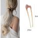 RTRTGS 4 Pieces U-shaped Hair Pins Hairpin Stick French Style U-shaped Hair Clips U-shaped Headdress Hairpins Fork for Women Girls Hair Styling Accessories - 4 Types - Buy Online on GoSupps.com