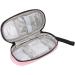 Pink and Grey Insulin Cooler Bag for Diabetic Travel | Zipper Design Cooling Storage | Ideal for Office and Outdoor Activities | Includes Storage for Pills and Mini Tools (Pink) - Buy Online on GoSupps.com