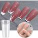One Piece Clear Silicone Jelly Stamper With Scraper Clear Nail Art Jelly Stamper Nail Art Stamping Stamper for Manicure Tools Nail Art Stamper Scraper for DIY Nail Decor Stamper - Buy Online on GoSupps.com