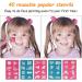 Miserwe Face Paint Kit - 18 Colors, 40 Stencils, 4 Brushes, Non-Toxic Washable Body & Face Paint for Kids & Adults - Buy Online on GoSupps.com