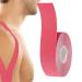 Kinetic Tape - Sports Tape Waterproof Breathable Kinesiology Tape - Kinesiology Tape Roll for Men Knee Shoulder Elbow Ankle Neck Muscle Hot Pink