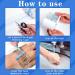 OBTANIM Transparent Waterproof Stretch Clear Adhesive Film Bandage for Tattoo Aftercare - 3 x 394 Inch - Buy Online on GoSupps.com