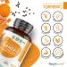 Organic Turmeric & Black Pepper Capsules 1520mg with Ginger - 180ct (3 Months Supply) - Soil Association Certified - Vegan & Non GMO - Buy Online on GoSupps.com