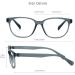 Vision Global Blue Light Blocker Glasses for Men & Women - Stylish Moody Gray Oval Frame Anti-Eye Load Glare-Free Computer & Reading Glasses - Buy Online on GoSupps.com