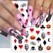 8 Sheets Halloween Ghost Skull Nail Art Stickers | 3D Gothic Punk Horror Designs for Women & Girls | Spooky Pumpkin Nail Art Supplies & Decoration - Buy Online on GoSupps.com