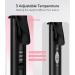 Travel Curling Iron - 1 Inch Mini Hair Curler with Adjustable Temp Ceramic & Keratin Infused Dual Voltage & Storage Bag - Buy Online on GoSupps.com
