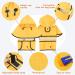 Adjustable Waterproof Dog Raincoat - Reflective Hooded Jacket for Large Dogs - Yellow - Buy Online on GoSupps.com