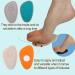 EXCEART Half Size Foot Cushions & Insoles for High Heels - Comfortable Forefoot & Heel Support Sweat Absorbent EVA Leather Pads in Apricot & Gray - Buy Online on GoSupps.com