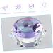minkissy Nail Art Crystal Cup Cosmetics Cover Glass Purple Manicure 6.5x8cm Purple - Buy Online on GoSupps.com
