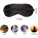 NMM Global 100% Natural Silk Kids Sleep Eye Mask - Adjustable Strap - Baby Blue Small - Buy Online on GoSupps.com
