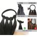 Ponytail Extension Braided Ponytail Extension 34'' DIY Long Braid Ponytail Extensions with Elastic Rubber Band Silky Straight Wrap Around Synthetic Hairpiece for Women Ponytail Hair Extension(Color:M2 85CM-160g M2-30 - Buy Online on GoSupps.com