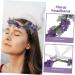 MUSISALY Floral Crown Flower Girl Tiara Flower Crowns for Flower Crown Green Bridal Hair Accessories Fairy Headband Hair Coils Fiesta Headbands Purple Garland Flowers Bohemia Bride - Buy Online on GoSupps.com