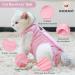 HACRAHO Cat Recovery Suit 1 Pack Pink Cat Surgical Recovery Suit for Abdominal Wounds Breathable Cat Physiological Recovery Clothes After Surgery Wear for Cats Kitten L L Pink - Buy Online on GoSupps.com