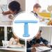 Reading Posture Corrector - Adjustable Students Vision Protection Enhanced Learning Sitting Posture Corrector for Children Blue - Buy Online on GoSupps.com