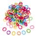 Baby Hair Bands Kids Toddler 100 Pieces Colored Soft Small Tiny Elastic Hair Ties Rubber Bands Hair Bands Ponytail Holders for Baby Girls (Colourful (100PCS))