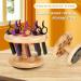 Rubber Wood Rotating Storage Rack Hairdressing Scissors and Comb Organizer Multi-Purpose Storage Rack for Home Salon Use - Buy Online on GoSupps.com