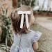 2Pcs Velvet White Bow Hair Clips with Long Ribbon - Vintage Hair Accessories for Girls and Women - Buy Online on GoSupps.com
