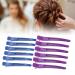 12 Non-Slip Hair Clamps for Hairdressers - Plastic Hair Clips & Accessories for Girls | Essential Hair Fixing Tools - Buy Online on GoSupps.com