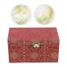 Healifty Baoding Balls Pack with 2-2 inch Chinese balls for the hand Glockenspiel Chinese health exercise massage balls 3.5x3.5cm 479.0 Grams white
