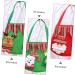PLAFOPE Santa Pants Treat Bags 3pcs Christmas Bag Candy Bags Christmas Candy Pouch Xmas Tote Bag Cloth Party Supplies - Buy Online on GoSupps.com