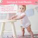 Soft Fexible Pacifier Clip Set - 4 Pack for Newborn Boy and Girl | Binky Holder Clips | Neutral Baby Shower & Christmas Gift - Buy Online on GoSupps.com