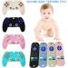 2PCS Silicone Baby Teething Toys - Remote Control & Game Controller Teething Toy (Black) - Buy Online on GoSupps.com