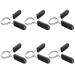 Simpeak 6 pieces 25/28/30 mm barbell spring clamps locking dumbbell spring clamps ratchet spring barbell gymnastics rod dumbbell locking clamps dumbbell clamp