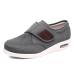 Yytcsjz Diabetic Shoes for Man Swollen Feet Diabetic Edema Boots Slippers Unisex Adjustable Surgical Orthopaedic Shoe for Edema Arthritis Fasciitis Swollen Feet 8.5 Grey