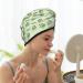 Green Avocado Microfiber Hair Towel - Super Absorbent Quick Dry Hair Wrap for Women | Ideal for Long Curly & Thick Hair - Buy Online on GoSupps.com