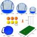 Santa Casa Golf Chipping Practice Net Set - 3 Sizes, Training Equipment with Foam Balls, Hitting Mat, Metal Piles, Carrying Bag - Indoor/Outdoor Target System - Buy Online on GoSupps.com