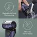 Panasonic ES-LV67 5-Blade Wet & Dry Electric Shaver for Men - Rechargeable & Responsive Beard Sensor - Multi-Flex 16D Head - UK 2-Pin Bathroom Plug - Navy & Black - Buy Online on GoSupps.com