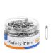 A+DAY Small Safety Pins 1.0 Inch (26mm) Size 0 300-Count Nickel Finish