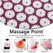Dunlap Acupressure Massage Cushion & Yoga Spike Pillow - Stress Relief & Pain Relief - Purple - International Shipping - Buy Online on GoSupps.com