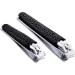Barbasol Precision Stainless Steel Nail Clipper Set - Non Slip Design (2 Pack) - Buy Online on GoSupps.com