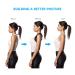 Medical Adjustable Clavicle Posture Corrector Men Women Upper Back Brace Shoulder Lumbar Support Belt Corset Posture Correction lofty ambition Black XL - Buy Online on GoSupps.com
