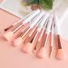Shop WLLHYF 10-Piece Marble Makeup Brushes Set | Soft Pink Bristles for Eyeshadow Foundation & More - Professional Cosmetic Tools - Buy Online on GoSupps.com