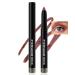 Cream Eyeshadow Stick Eyeliner Multi-Use Brightener Eyeshadow Pencil Waterproof Long Lasting Eye Shadow Stick Red Matte & Shimmer Finish Smooth Crease-proof Buildable Eyeshadow with Sharpener-04#