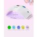 Sunuv UV LED Nail Dryer - 30/60/99s Timer Infrared Sensor LCD Display - Perfect for Gel Nails at Home & Salon - Buy Online on GoSupps.com