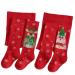 Silkglory Christmas Baby Girl Tights 2PCS Tights for Girls With Christmas Element Print Pattern Decorations Leggings Stockings Cotton Pantyhose for Newborn Infant Toddler Red 2-12 Years 7-9 Years Red2