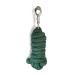 Leading knit with panic hooks for horse - binding trick in different stylish designs leading leash tie rope pony donkey goat (dark green)