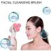 3 Head Electric Facial Cleansing Brush - Rechargeable Silicone Exfoliating Scrubber in Pink | Portable Face Massager for Glowing Skin - International Shipping Available - Buy Online on GoSupps.com