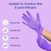 Meditrade Nitrile Examination Gloves - Medium | Powder Free, Hypoallergenic, Heavy Duty | Long Cuff, Ambidextrous | Bulk Buy for Any Sector | Violet (Medium) - Buy Online on GoSupps.com