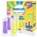 NATRUTH Toilet Cleaning Gel 4PCS Toilet Gel Stamp Lavender and Lemon Fragrance 36 Dose Keep Clean and Long-lasting Fragrance For Toilet Bowls Toilet Basins and Sinks (Lavender and Lemon)